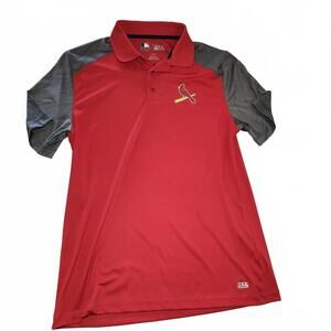 Athletic MLB St. Louis Cardinals TX3 Cool Polo Shirt Size L